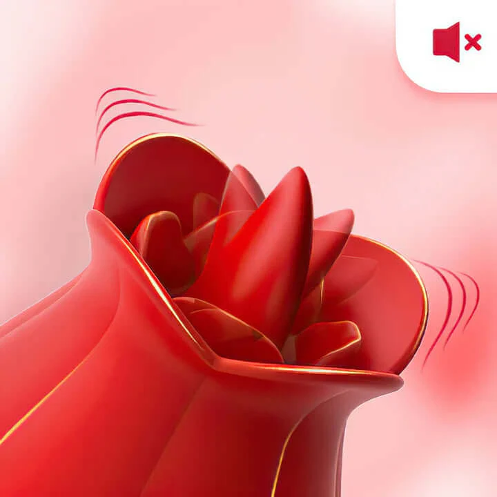 10 Speeds Rose Clitoral Stimulator With Licking Vibrator - Image 3