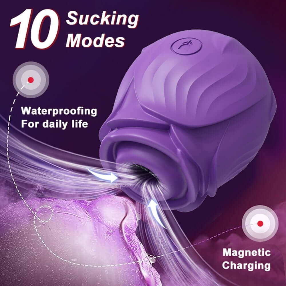 Amora - Rose Clitoral Suction Toy - Image 3
