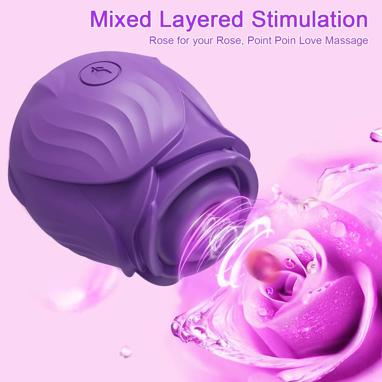 Amora - Rose Clitoral Suction Toy - Image 5