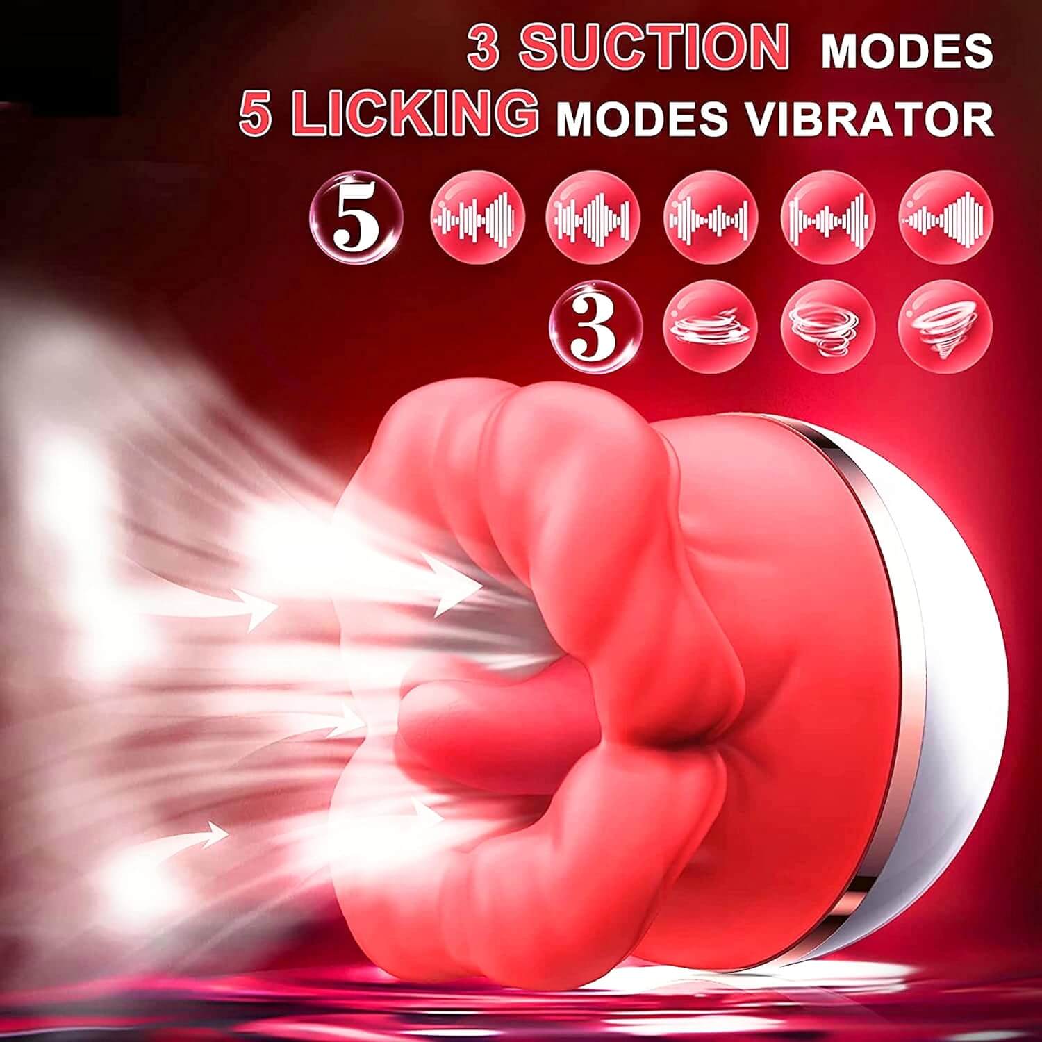 Big Mouth Rose Toy Tongue Licker - Image 11