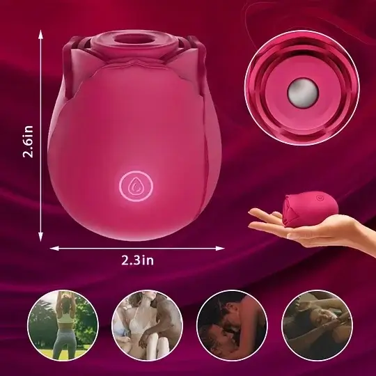 Rose Toy Classic Sucking Vibrator - Image 11