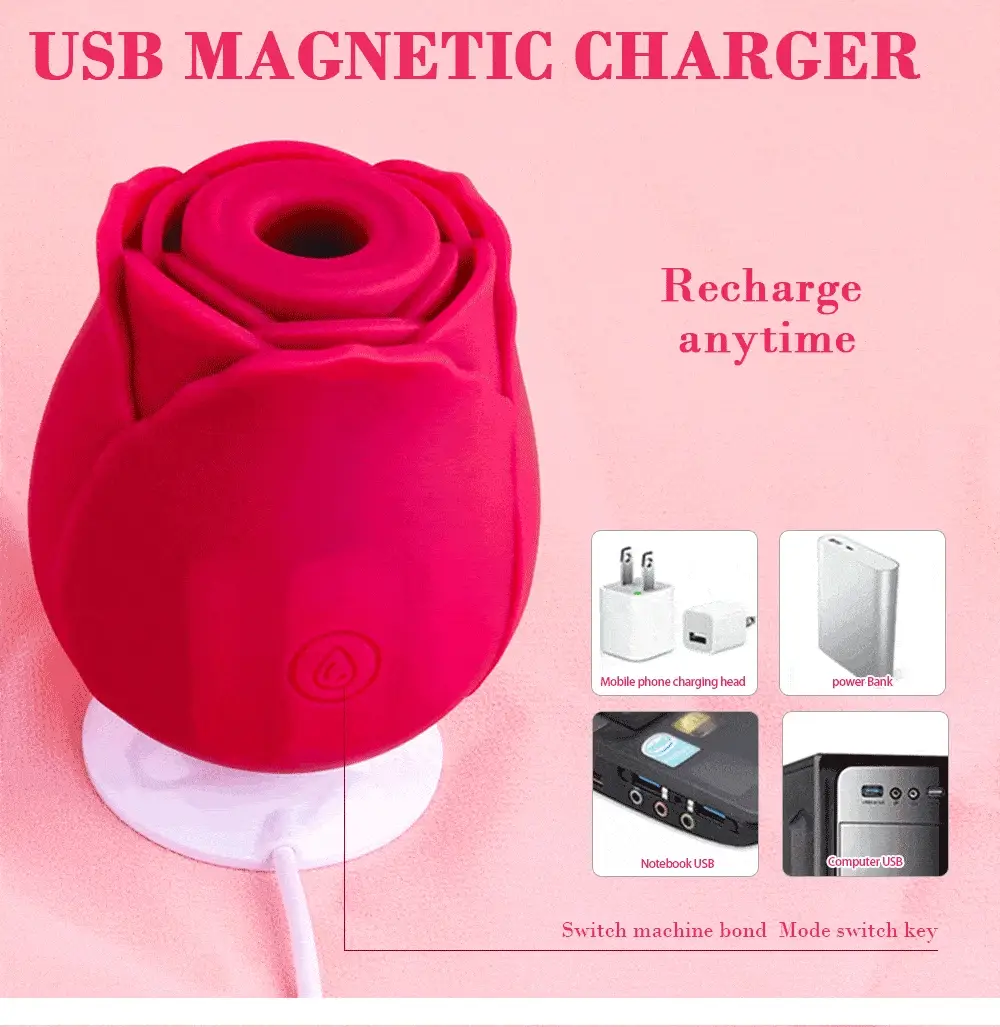 Rose Toy Classic Sucking Vibrator - Image 7