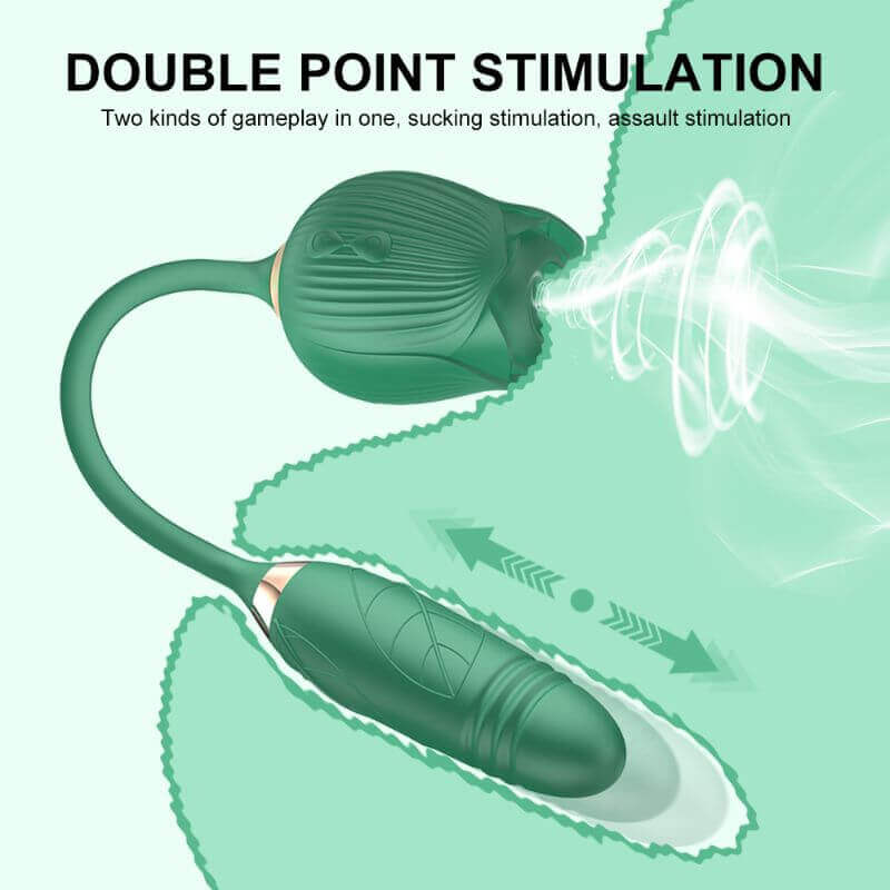 Green Rose Toy Extendo: Dual Sensations, Ultimate Pleasure - Image 2
