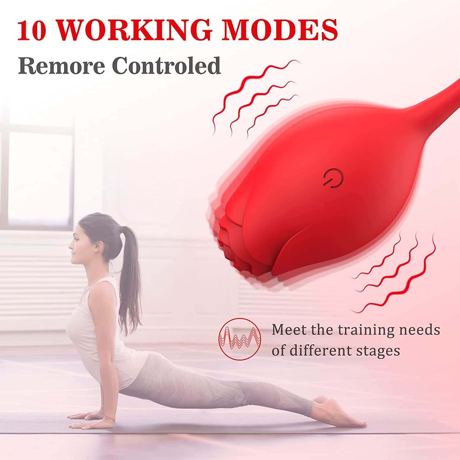 Rose Bullet Toy - Vibrating Egg for Women - Image 3
