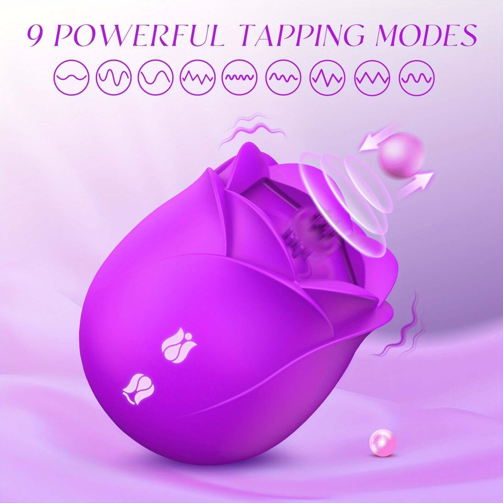 Rose Petal Sex Toy: Elegance Meets Pleasure" - Image 2