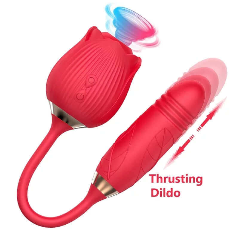 Rose Toy Extendo | Rose Sex Toy for Women | 10 Licking modes & 10 Telescopic modes - Image 10