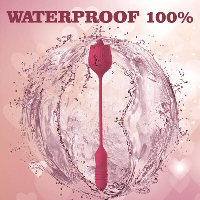 Rose Toy Extendo | Rose Sex Toy for Women | 10 Licking modes & 10 Telescopic modes - Image 2