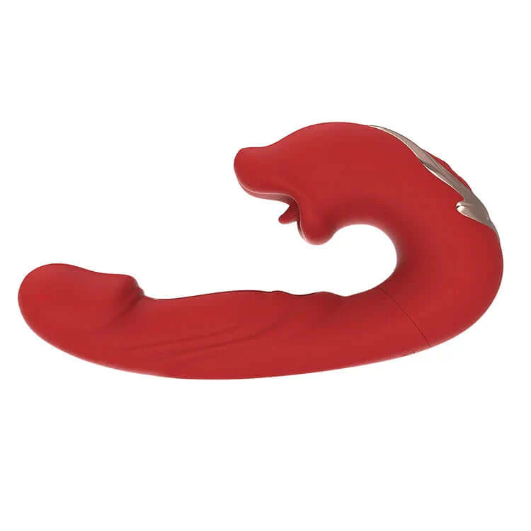 Rose Toy Tongue Licking Flapping Clit & G-spot vibrator - Image 16