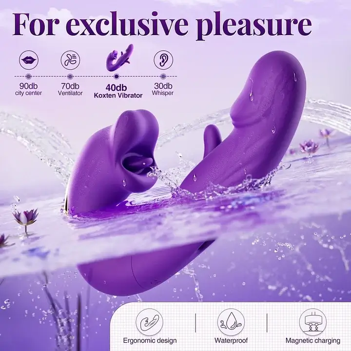 Rose Toy Tongue Licking Flapping Clit & G-spot vibrator - Image 9
