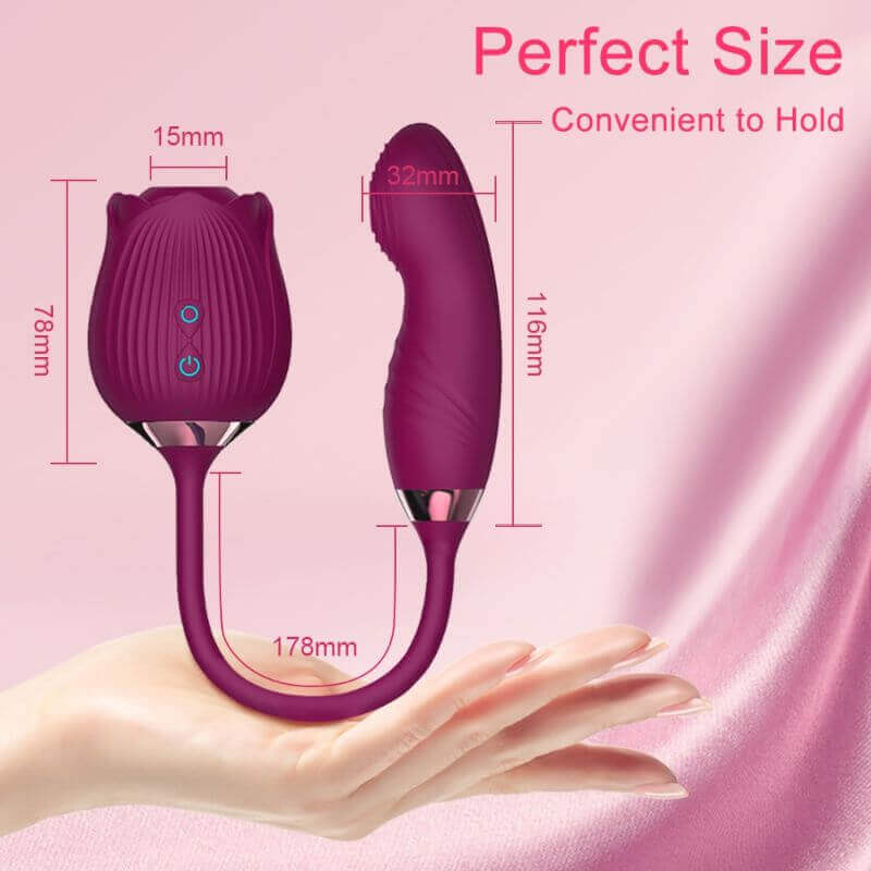 Rose toy with Dildo Extension: A Multi-Functional Delight - Image 13