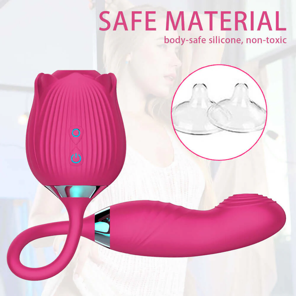 Rose toy with Dildo Extension: A Multi-Functional Delight - Image 14