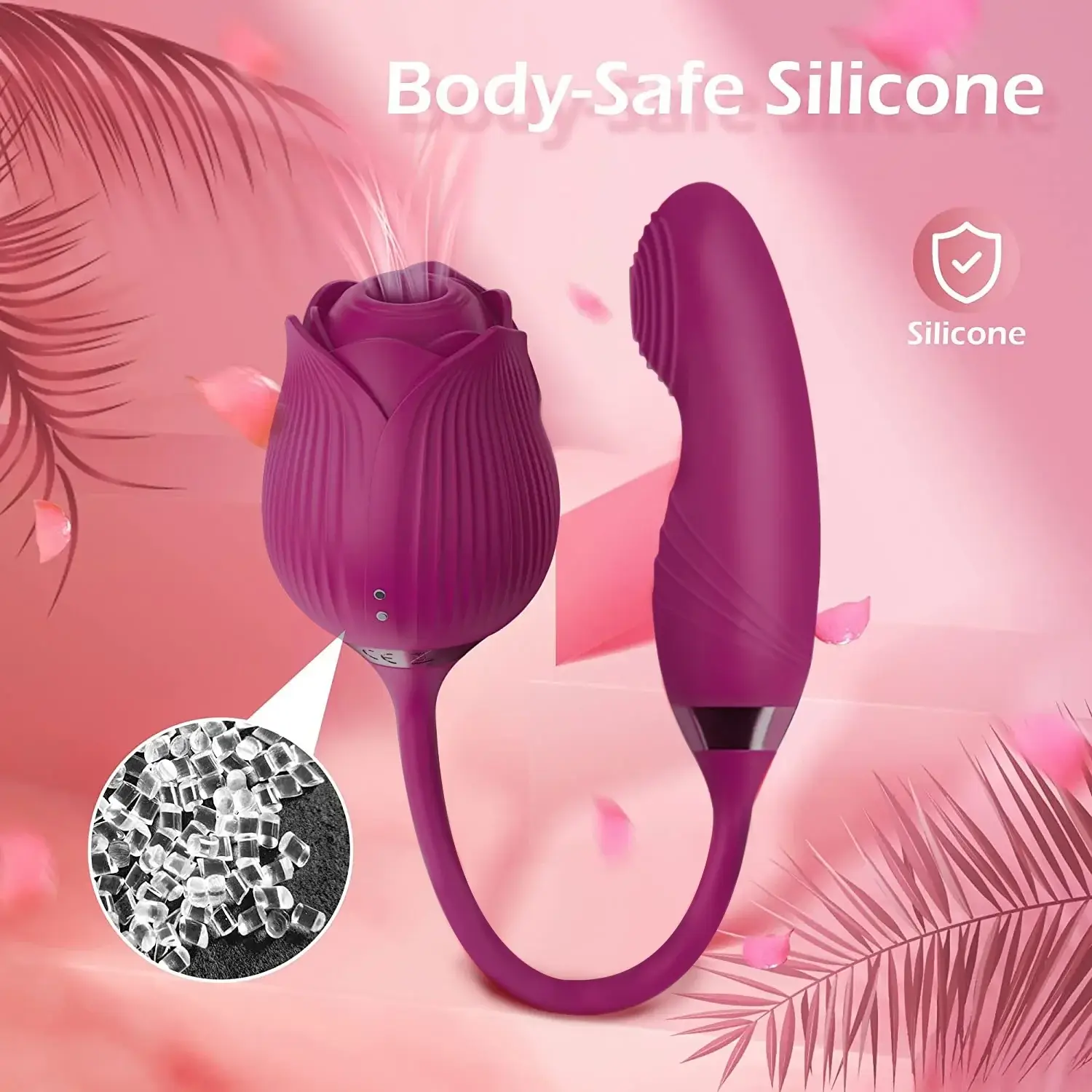 Rose toy with Dildo Extension: A Multi-Functional Delight - Image 2