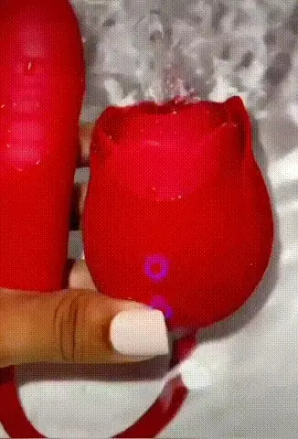 Rose Vibrator 2 in 1 Rose Toy With A Thrusting Dildo - Image 23
